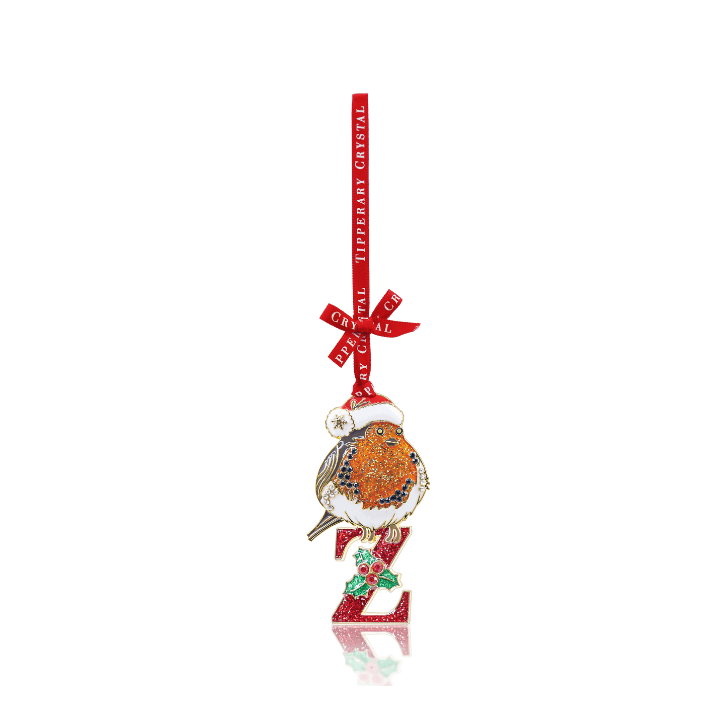 TC Alphabet Robin Christmas Decoration - A