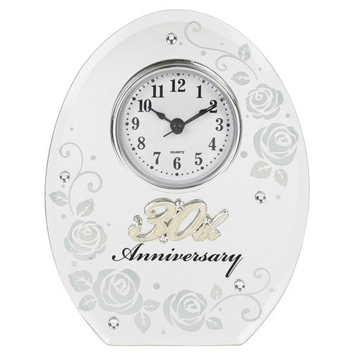 JD Mirror Anniversary Clock 30th