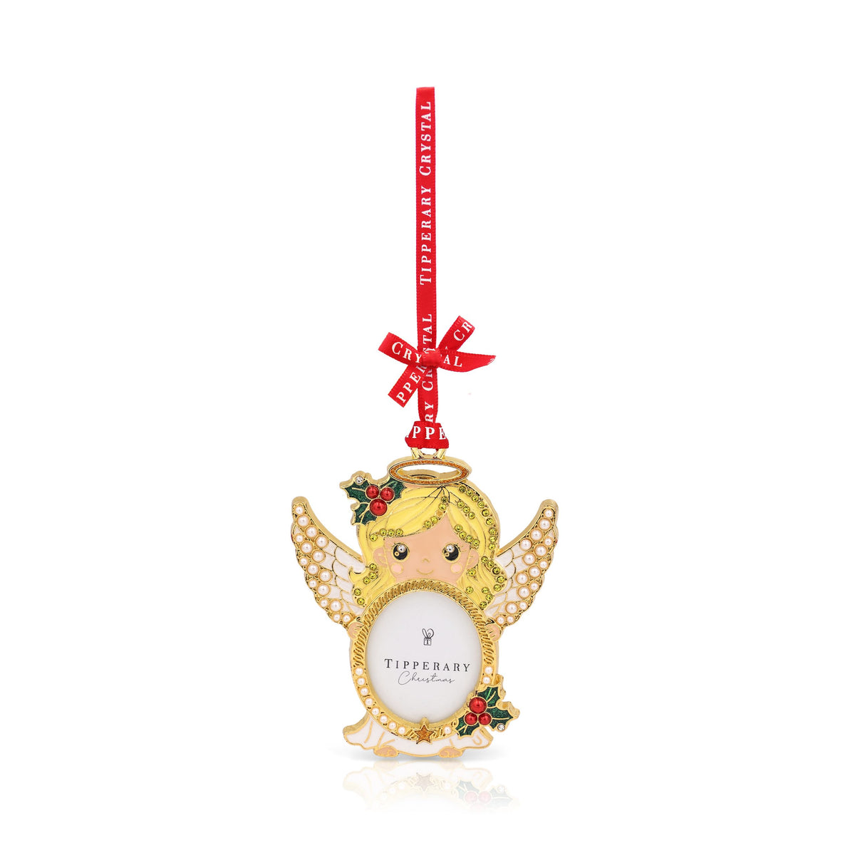 TC Pearl Angel Frame Christmas Decoration