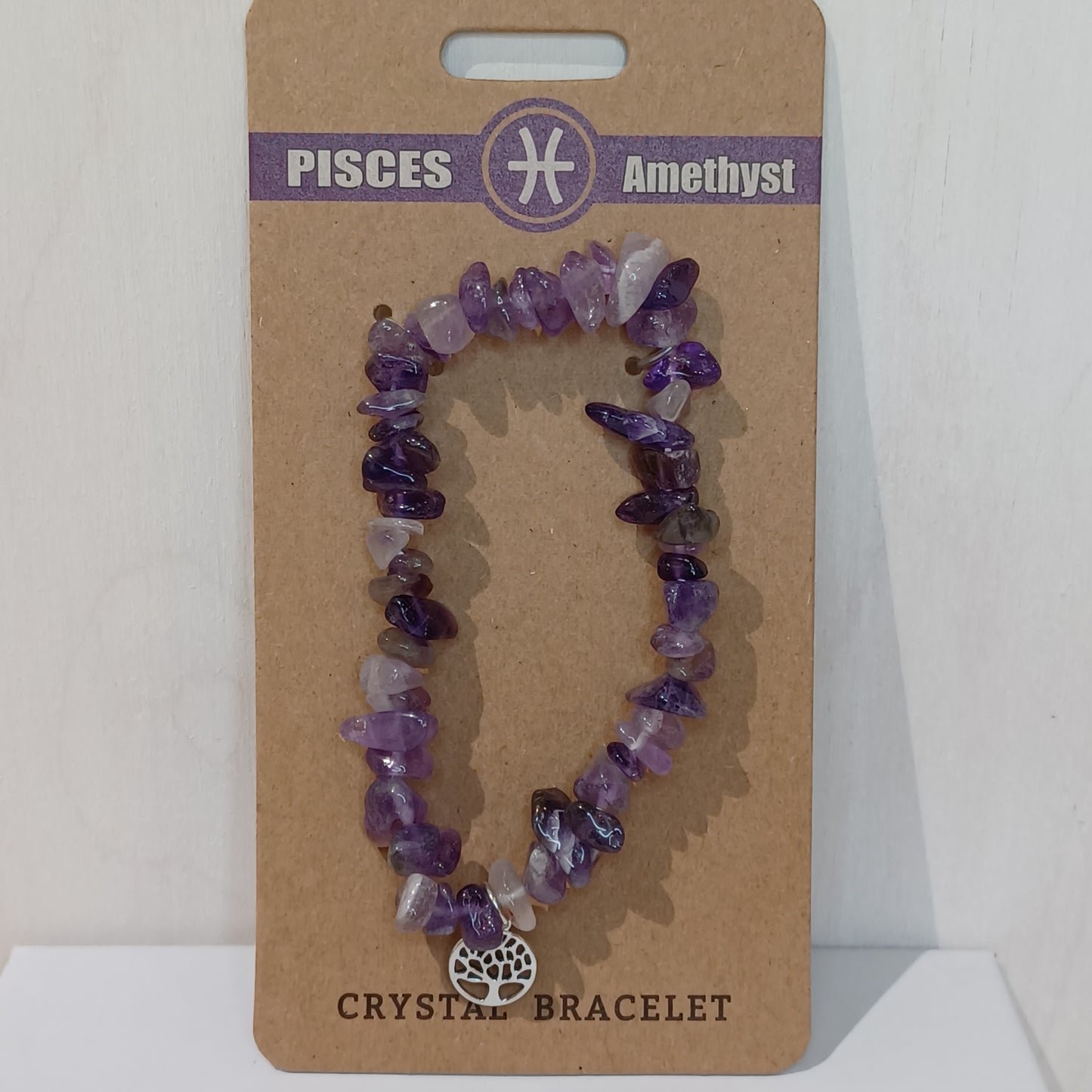 Crystal Bracelet - Pisces Amethyst