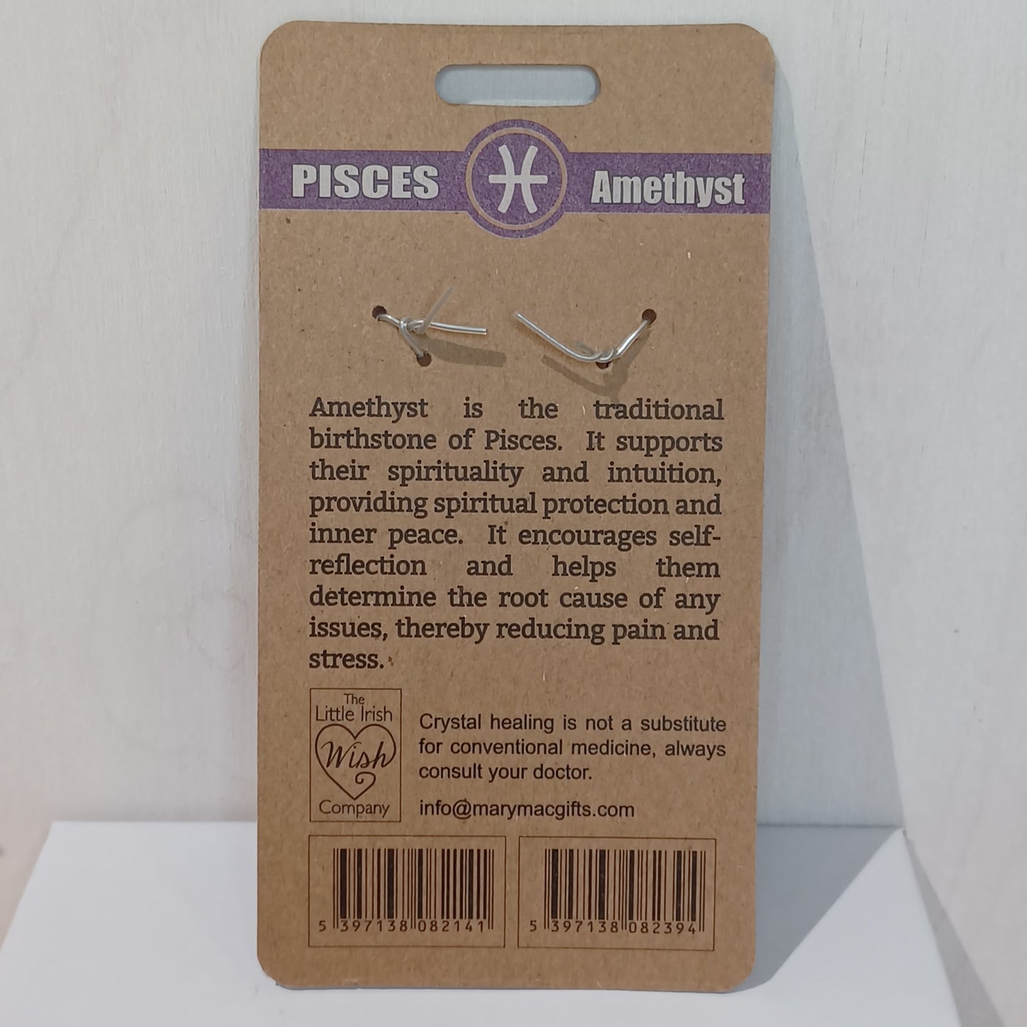 Crystal Bracelet - Pisces Amethyst