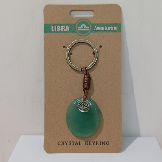 Crystal Keyring - Libra Aventurine