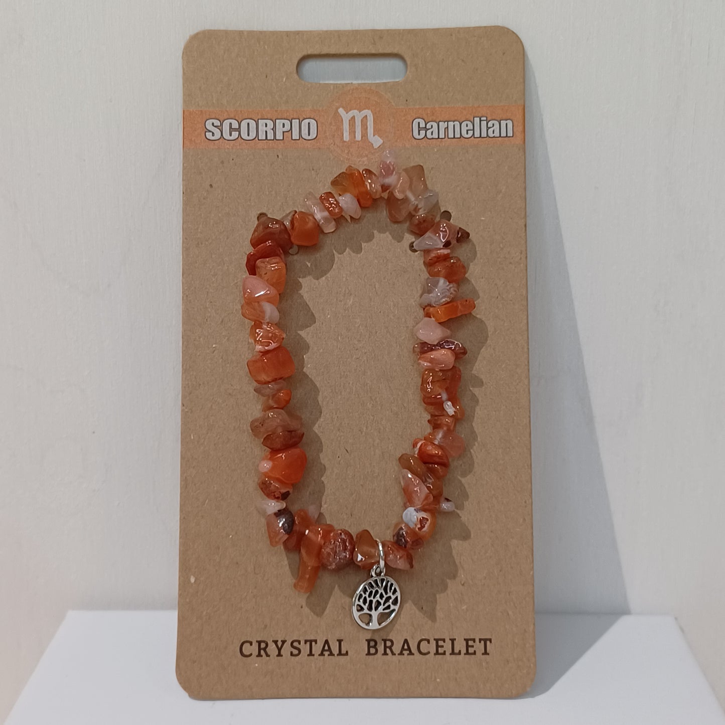 Crystal Bracelet - Scorpio Carnelian