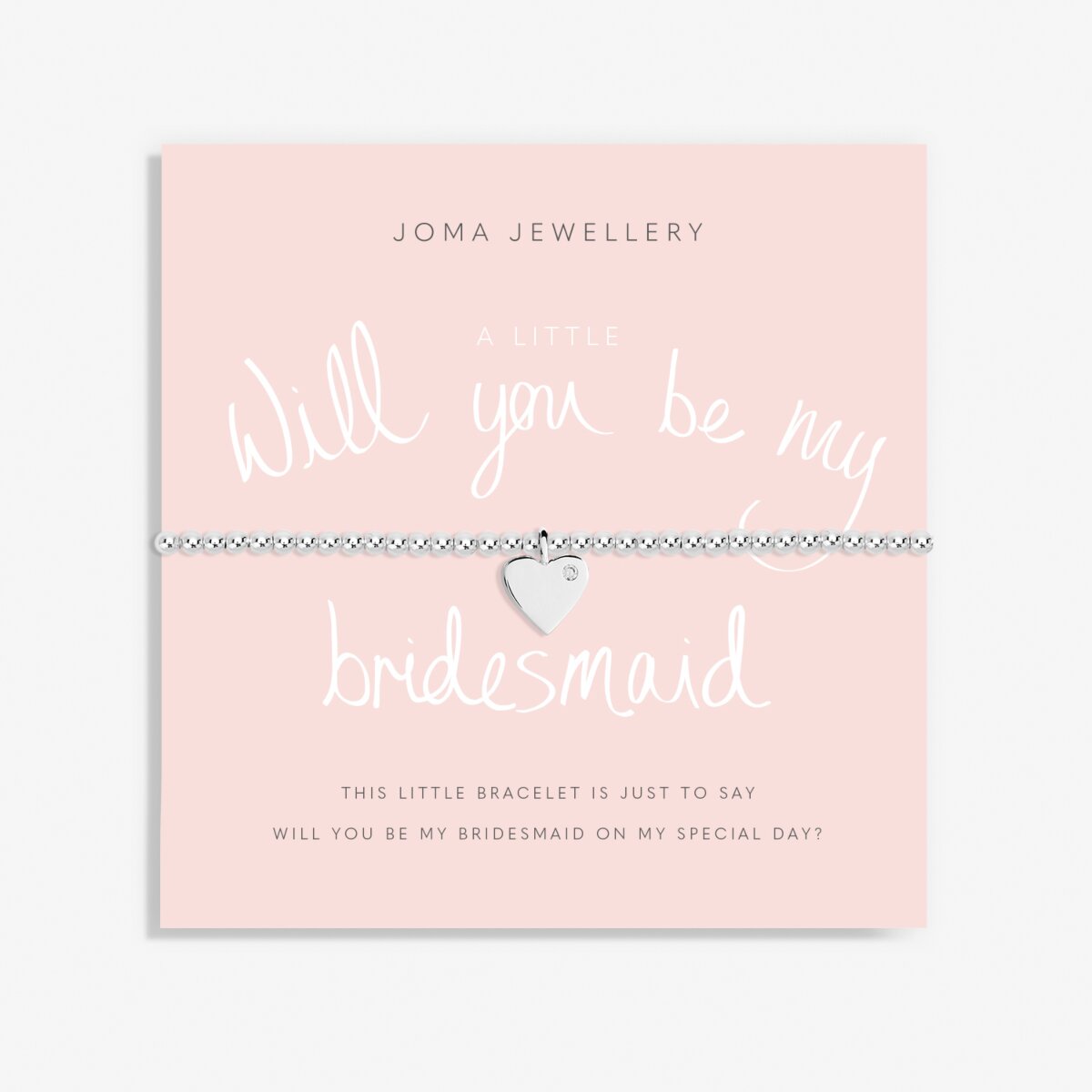 JJ Will you be my Bridesmaid Bracelet