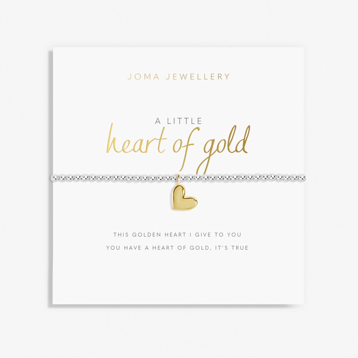 JJ Heart of gold bracelet