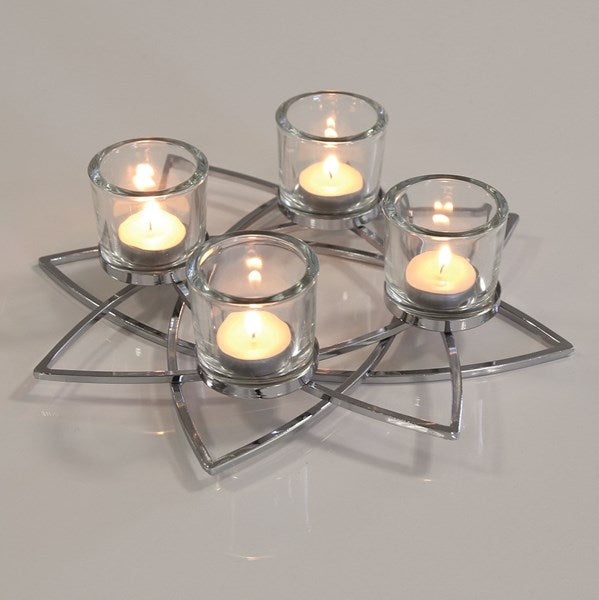 ST Star Tealight Holder 30.5cm+~