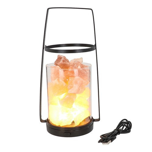 JD Himalayan Salt Lantern Square Handle