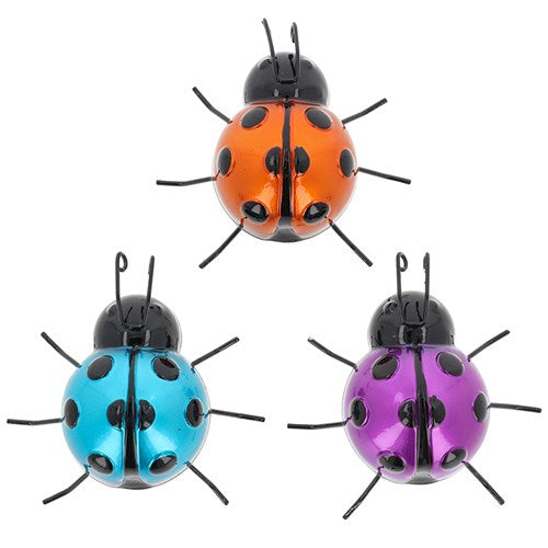 JD Metallic Coloured Ladybird Small x1