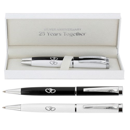 JD Bridgewater 25 Years Pen Set Silver