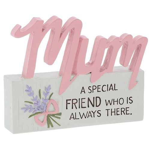 JD Loving Lavender Plaque Mum