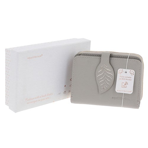 JD Equilibrium Leaf Purse Grey
