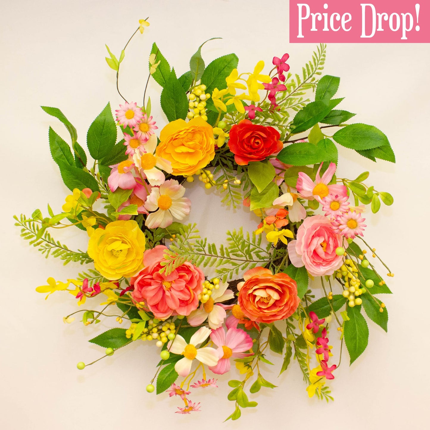 ENC Summer Burst Small Wreath 50cm