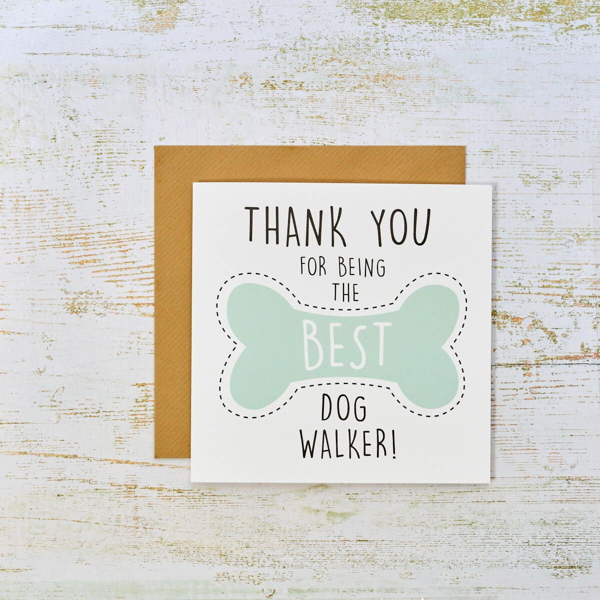 RL Thank The Best Dog Walker Card