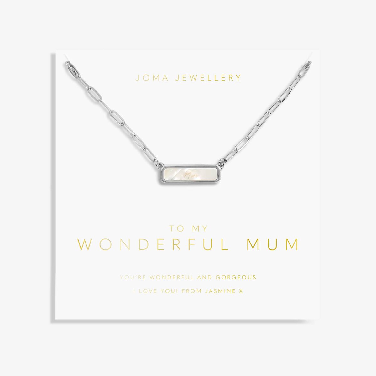 JJ Moments Necklace - To My Wonderful Mum