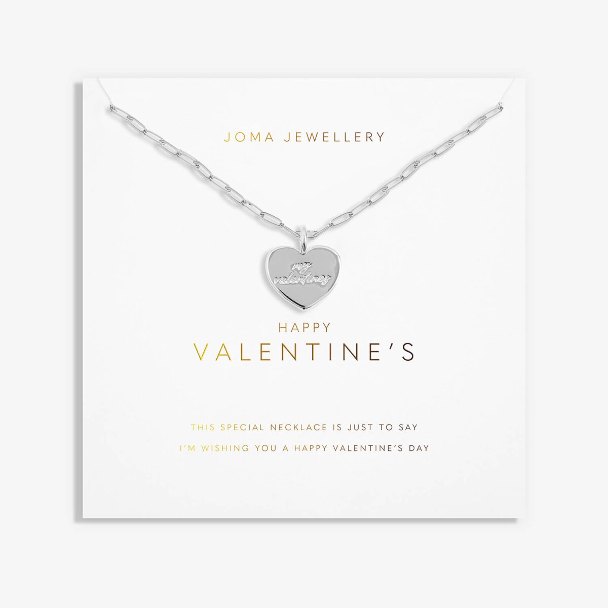 JJ Moments Necklace - Happy Valentines