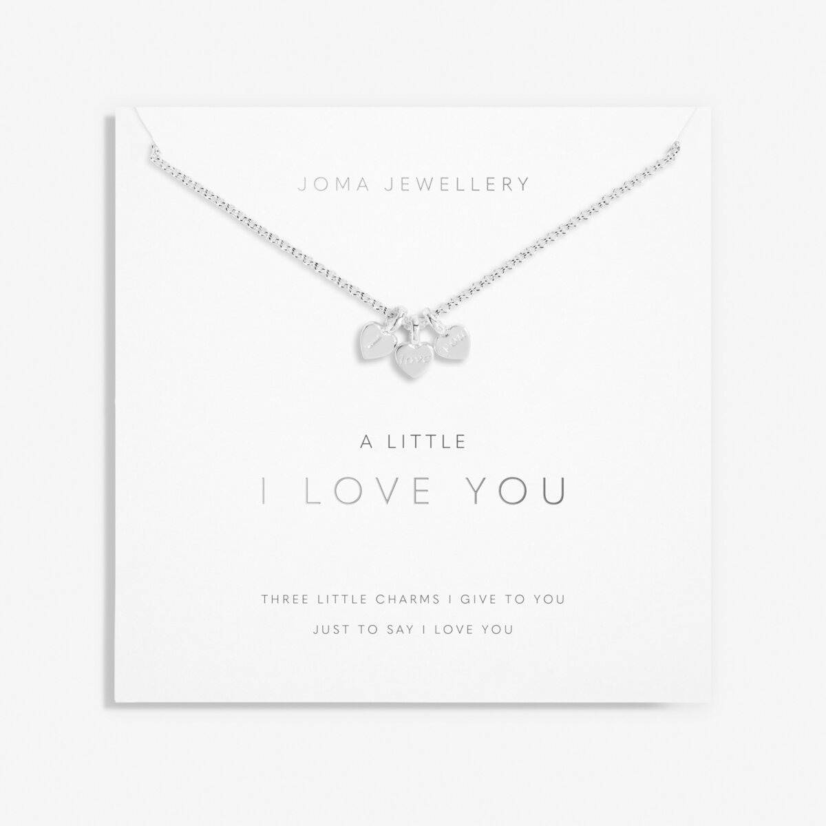 JJ A Little Necklace - I Love You