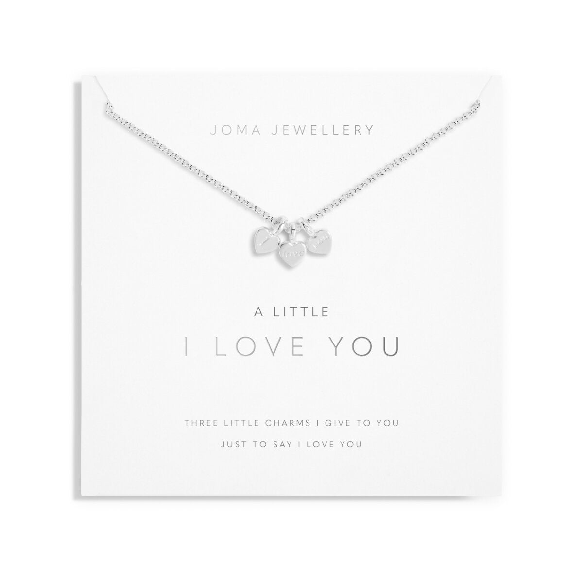 JJ A Little Necklace - I Love You