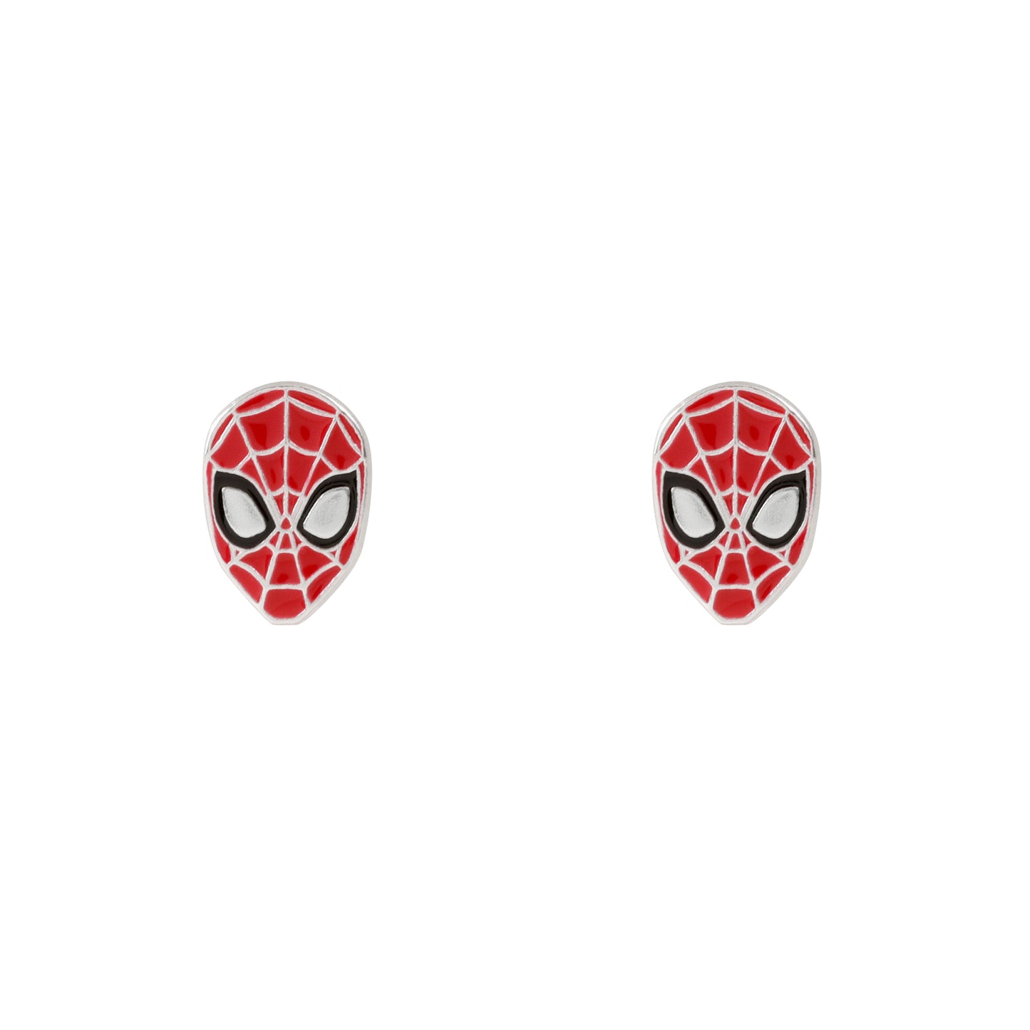 Disney Marvel Spiderman Enamel Earrings SS925