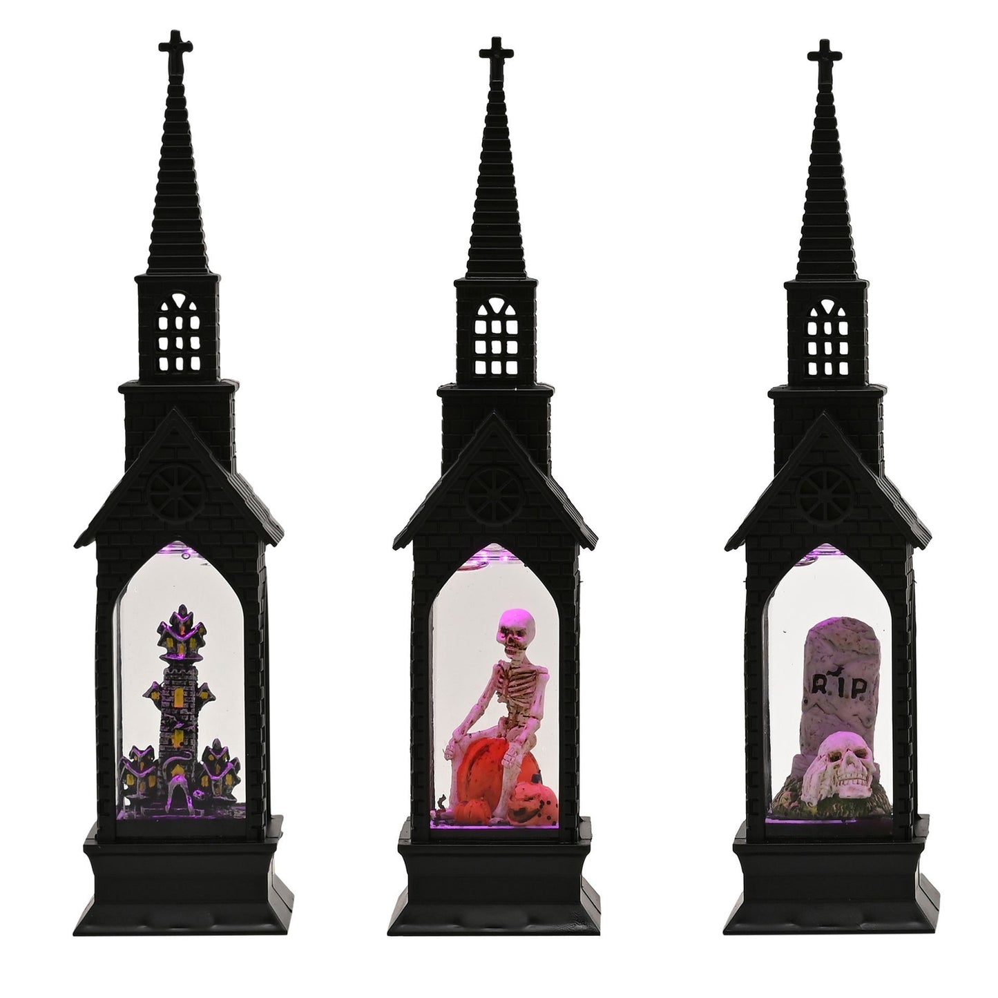 WDP LED Mini Church 3 asst