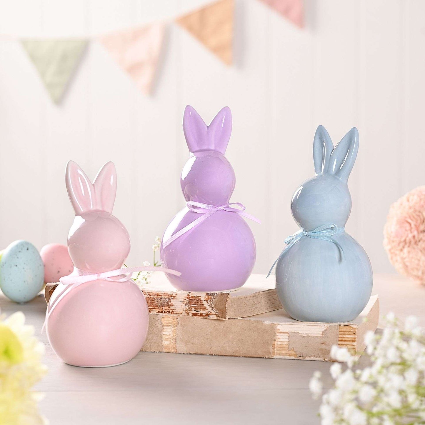 WDP Eggs-traordinary Ceramic Bunny