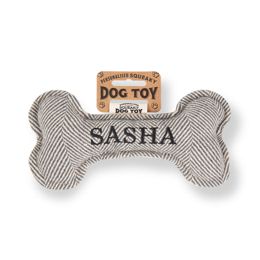 Squeaky Bone Dog Toy - Sasha