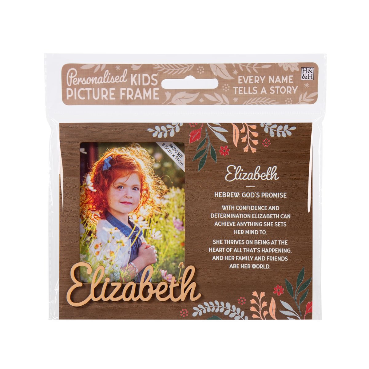 H&H Personalised Frame - Elizabeth