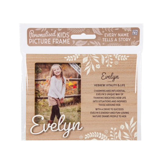 H&H Personalised Frame - Evelyn