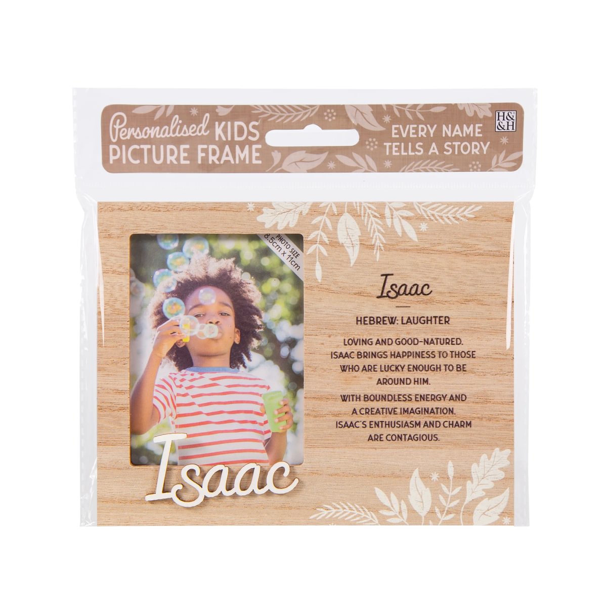 H&H Personalised Frame - Isaac