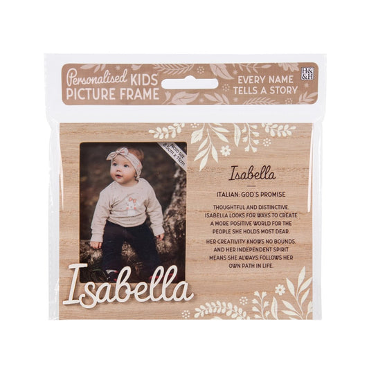H&H Personalised Kids Frame - Isabella