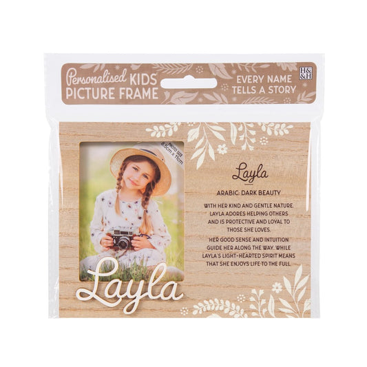 H&H Personalised Kids Frame - Layla