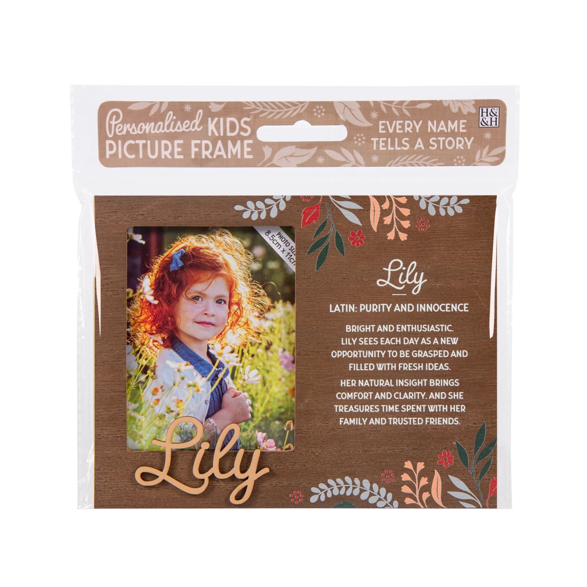 H&H Personalised Kids Frame - Lily