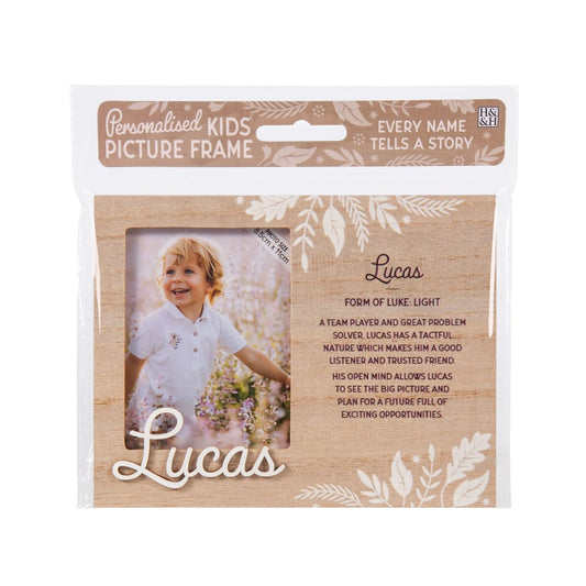 H&H Personalised Kids Frame - Lucas