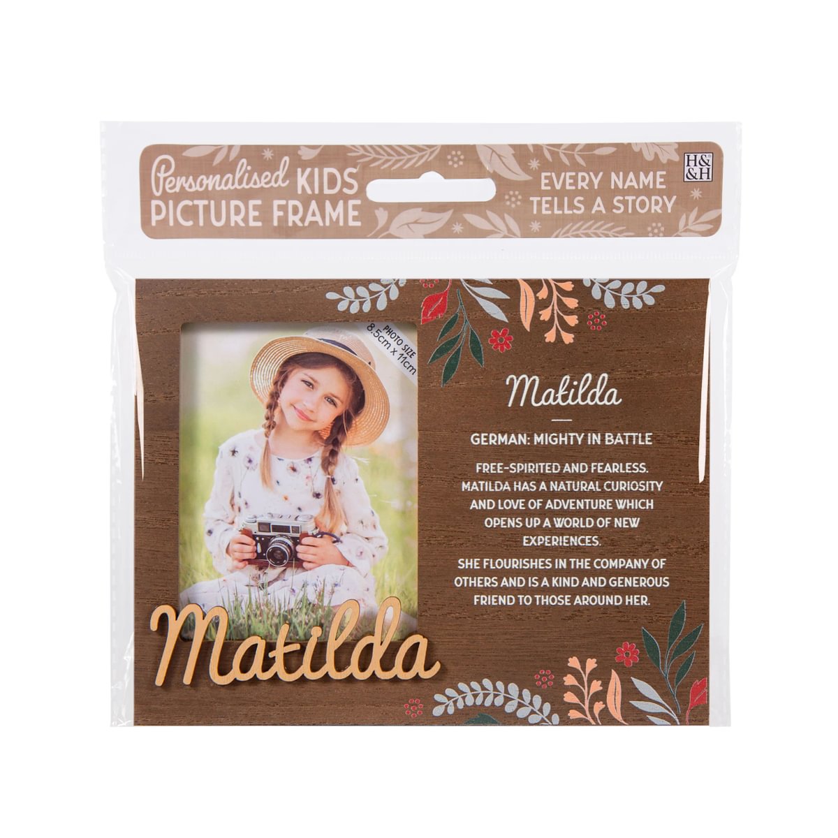 H&H Personalised Kids Frame - Matilda
