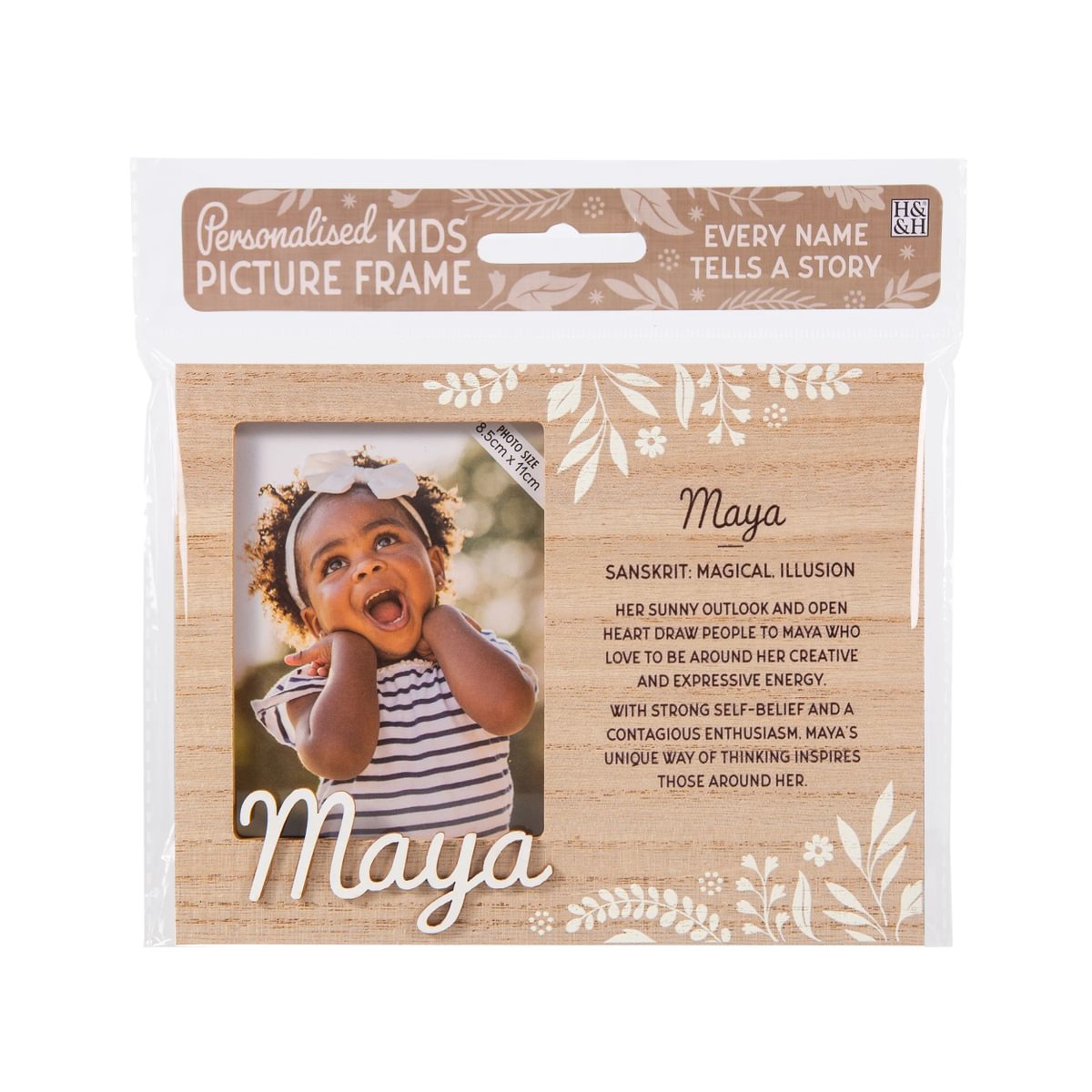 H&H Personalised Kids Frame - Maya