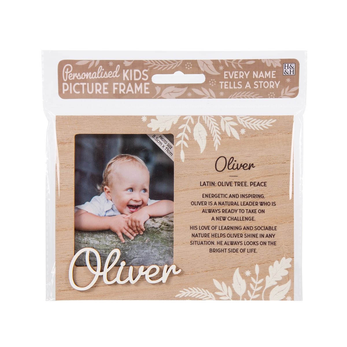 H&H Personalised Kids Frame - Oliver