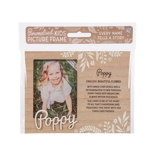 H&H Personalised Kids Frame - Poppy