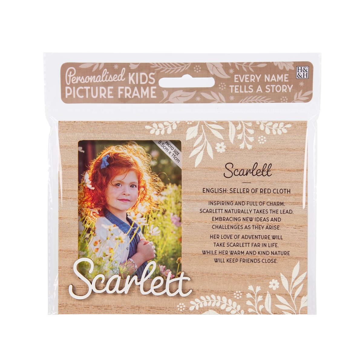 H&H Personalised KIds Frame - Scarlett
