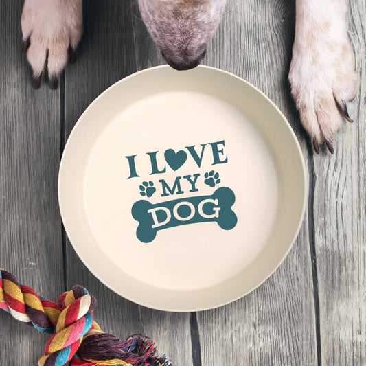 HH Dog Bowl - I Love My Dog