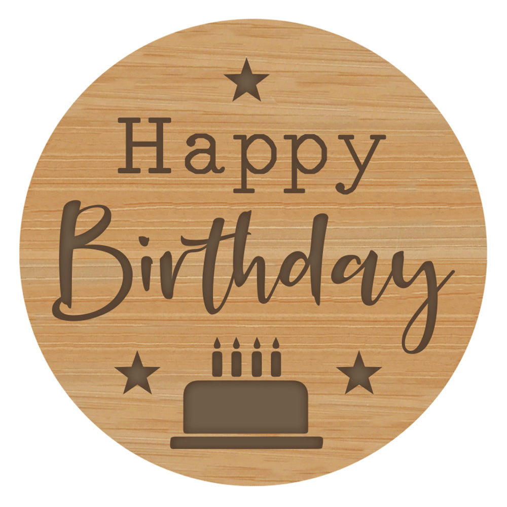 SG Candle Lid Happy Birthday