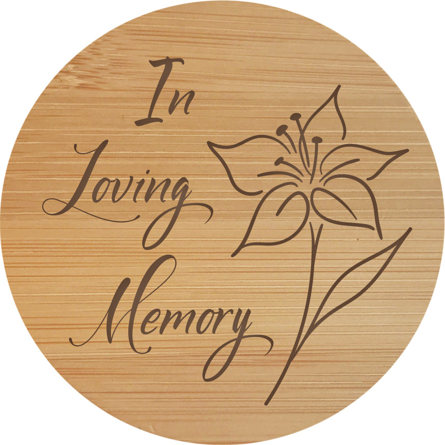 SG Candle Lid In Love Memory
