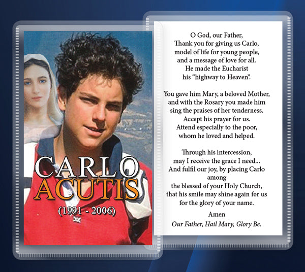 CBC Verse Plastic Wallet - Carlo Acutis