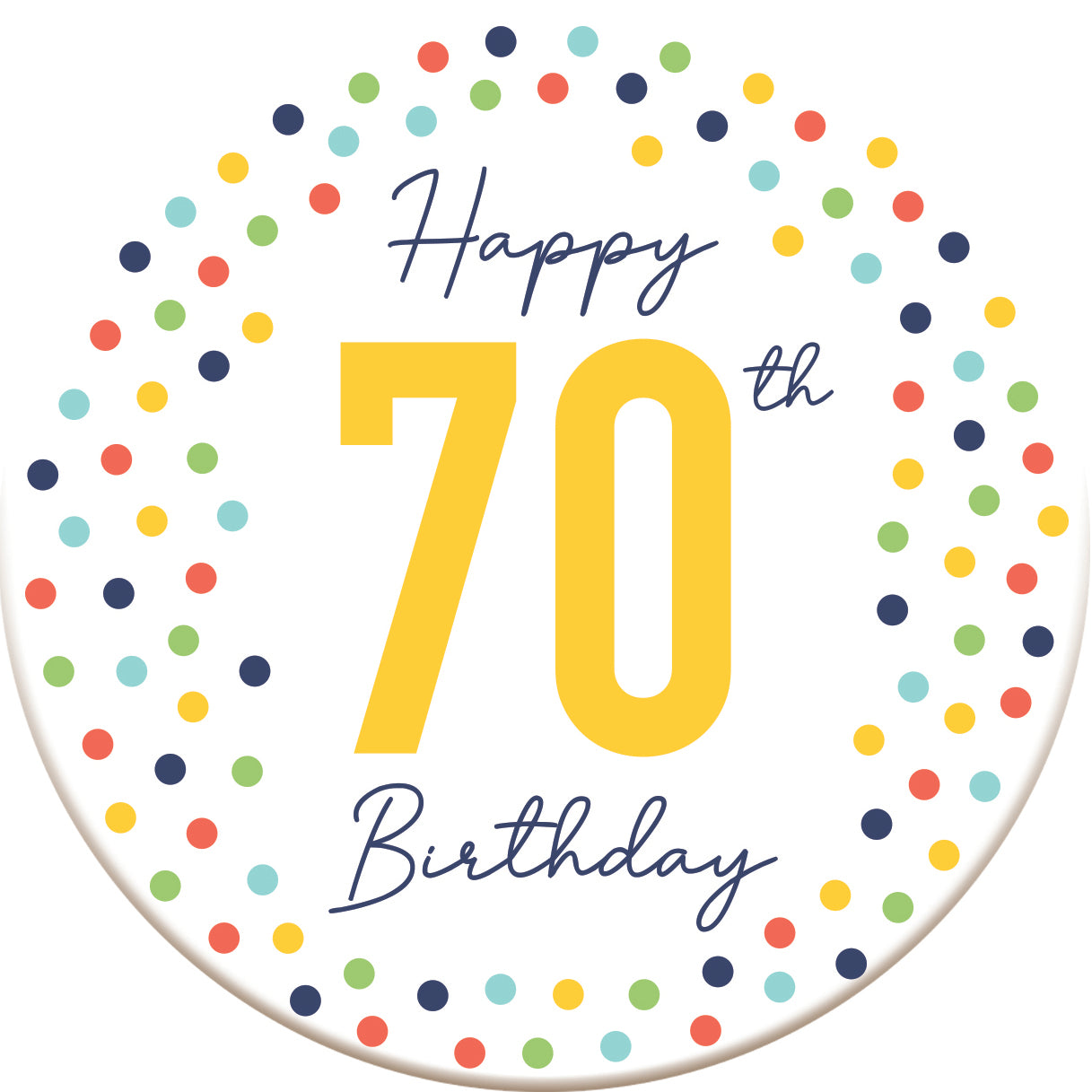 SG 70Th Coaster