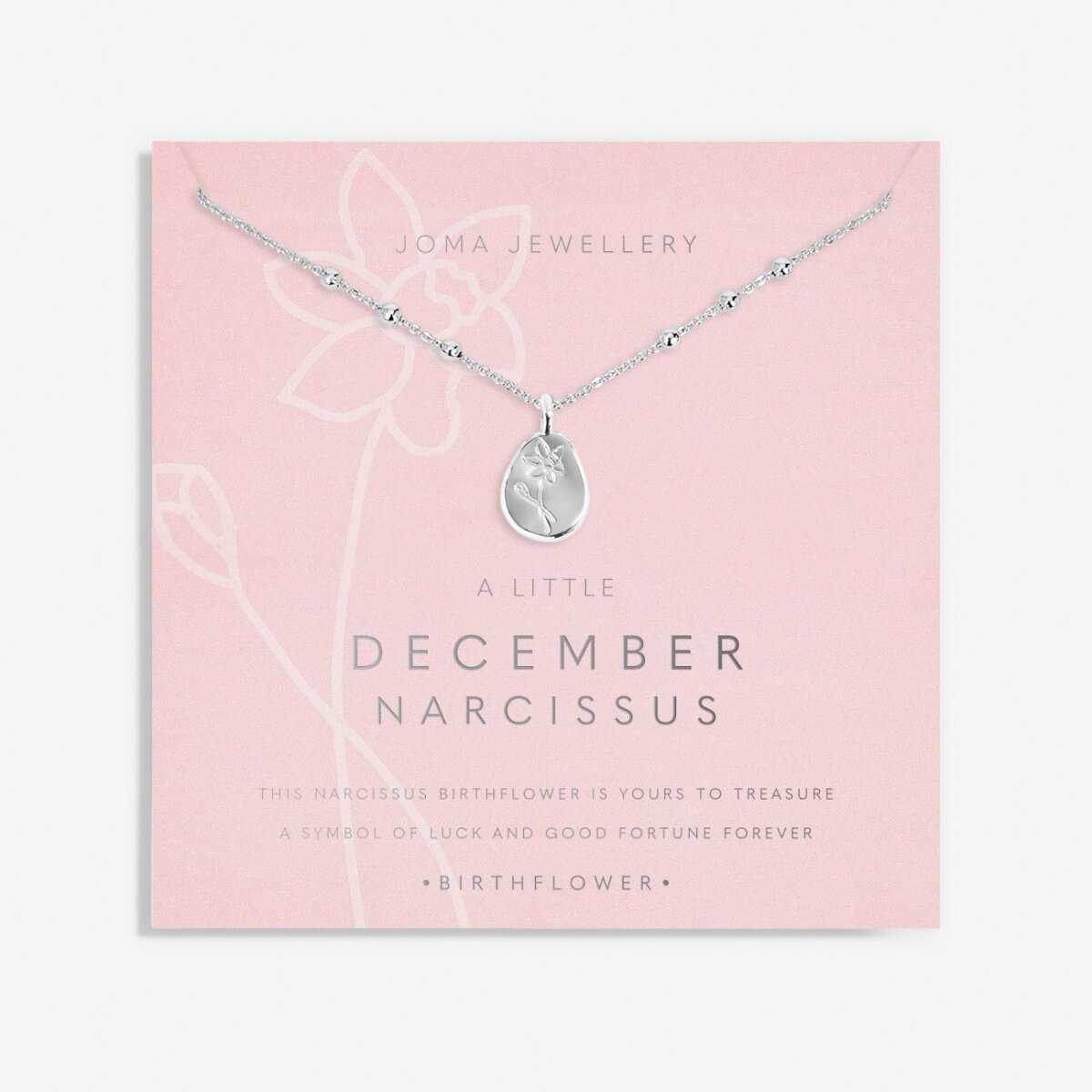 JJ December Narcissus Necklace