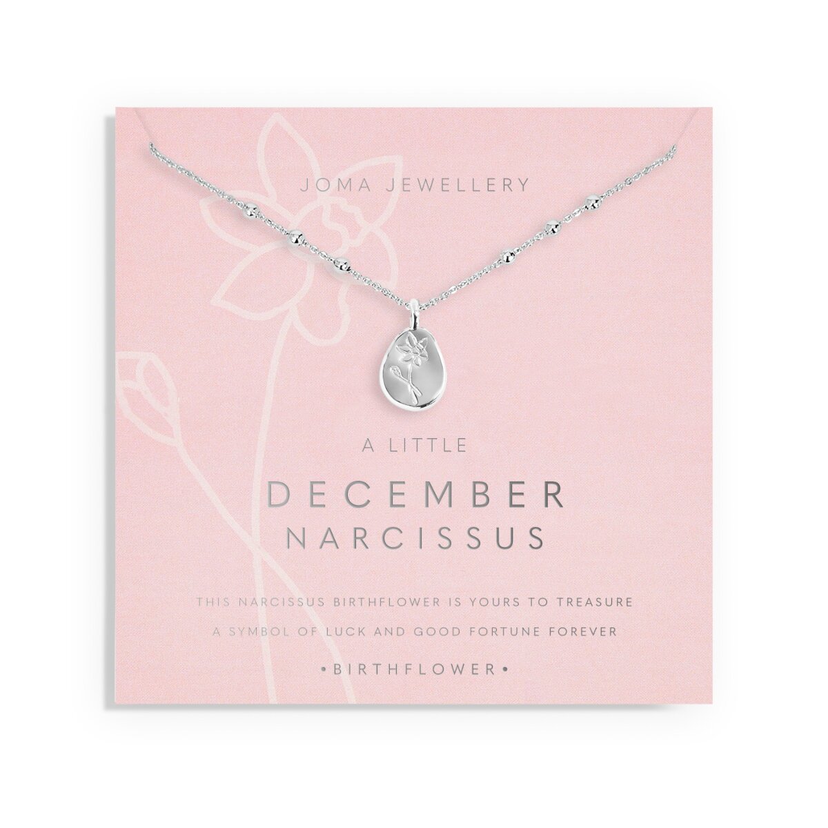 JJ December Narcissus Necklace