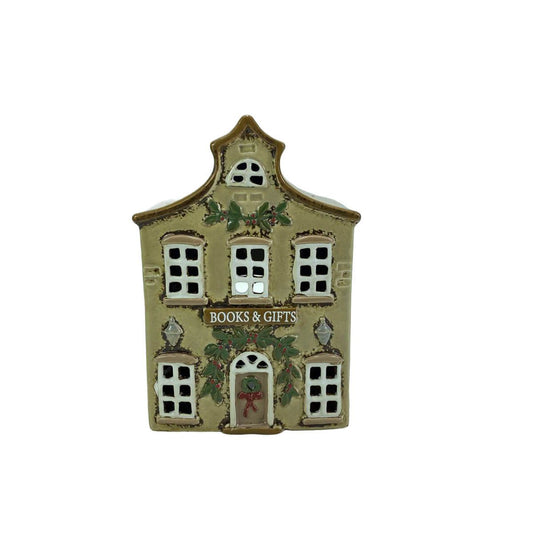 RL Stoneware Books And Gifts Shop Candle Holder