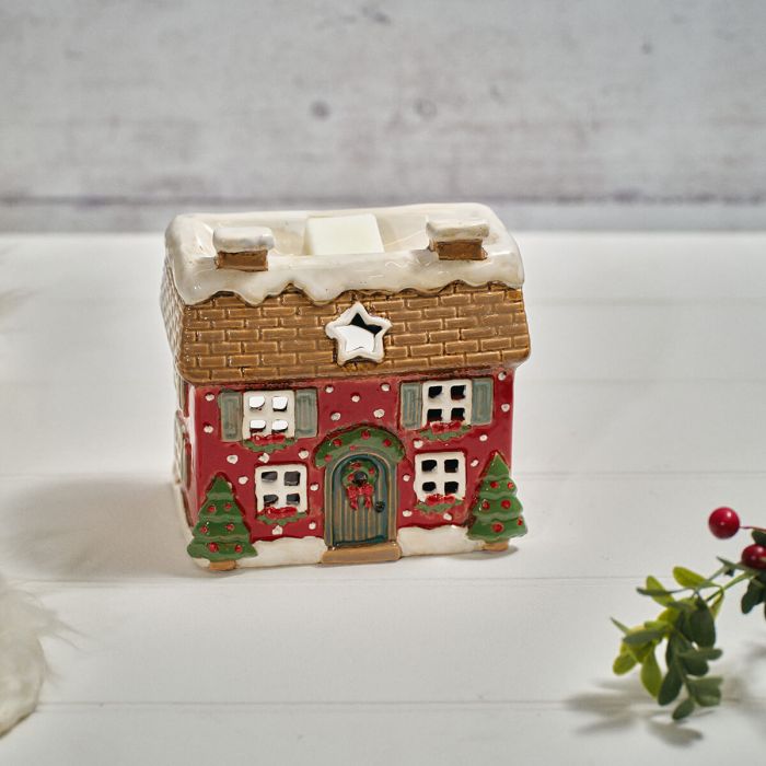 RL Stoneware House Wax Melt Burner