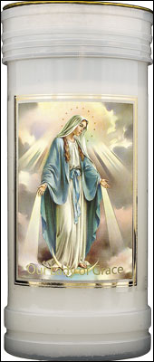 CBC Pillar Candle - Miraculous