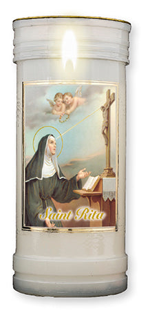 CBC Pillar Candle - St. Rita
