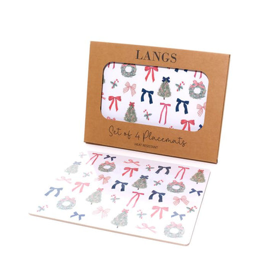RL Merry Little Bows Placemats Box of 4