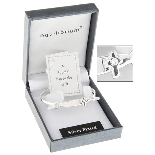 JD Equilibrium Christening Cross Bangle